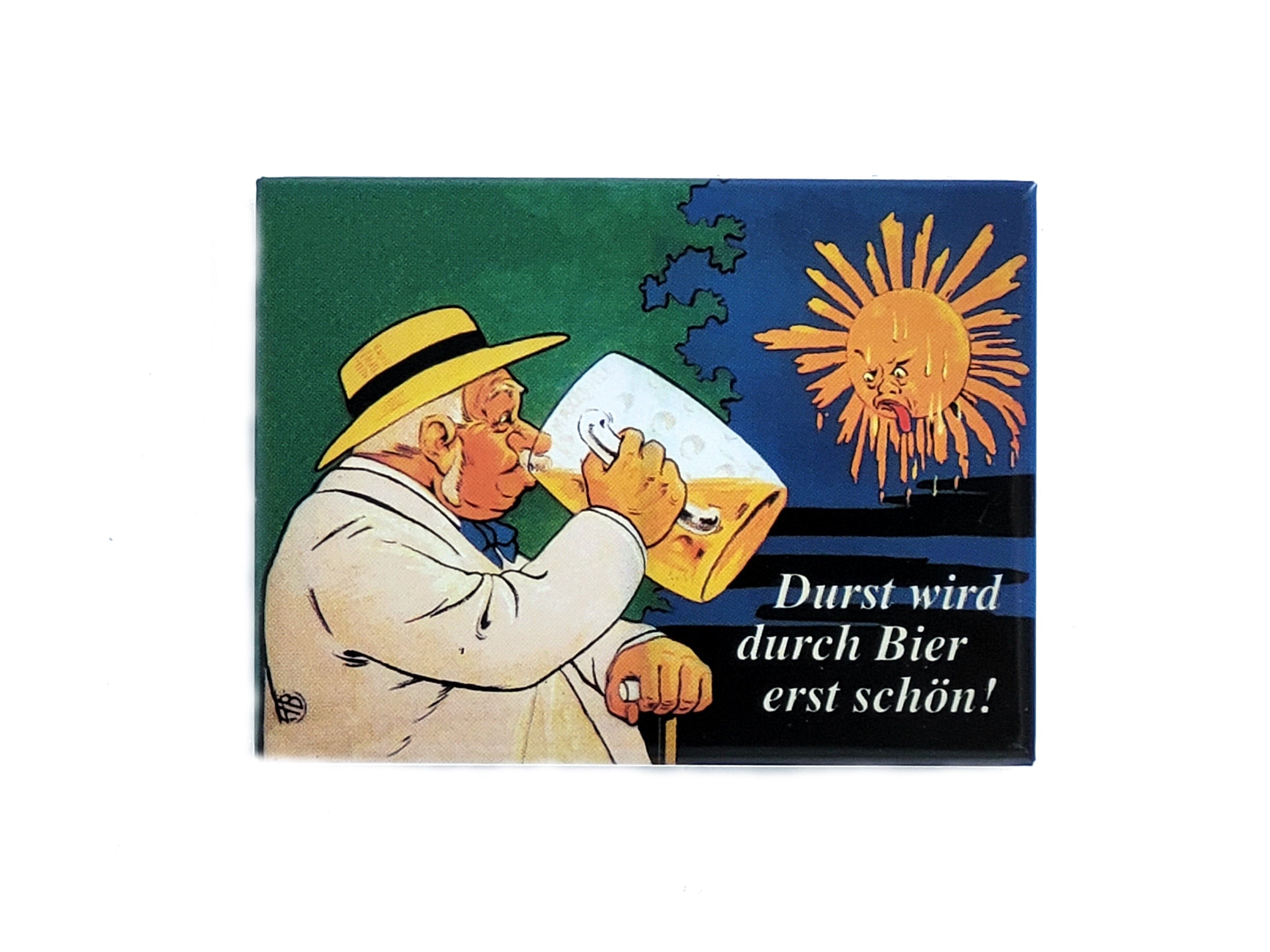 Magnet "Durst wird durch Bier erst schön !"
