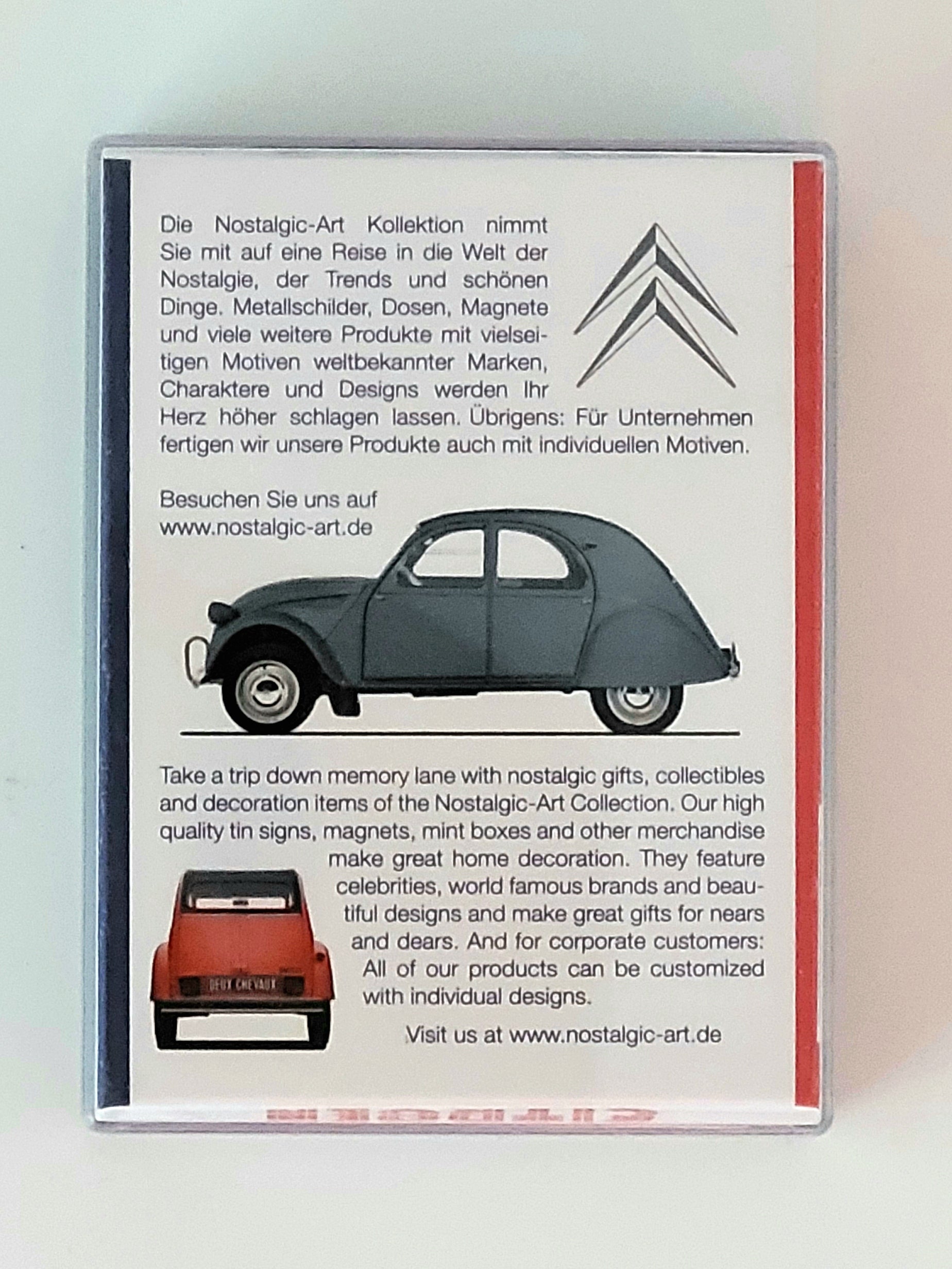 Magnet Set "Citroen 2 CV" Set 9-teilig (Nostalgic-Art)