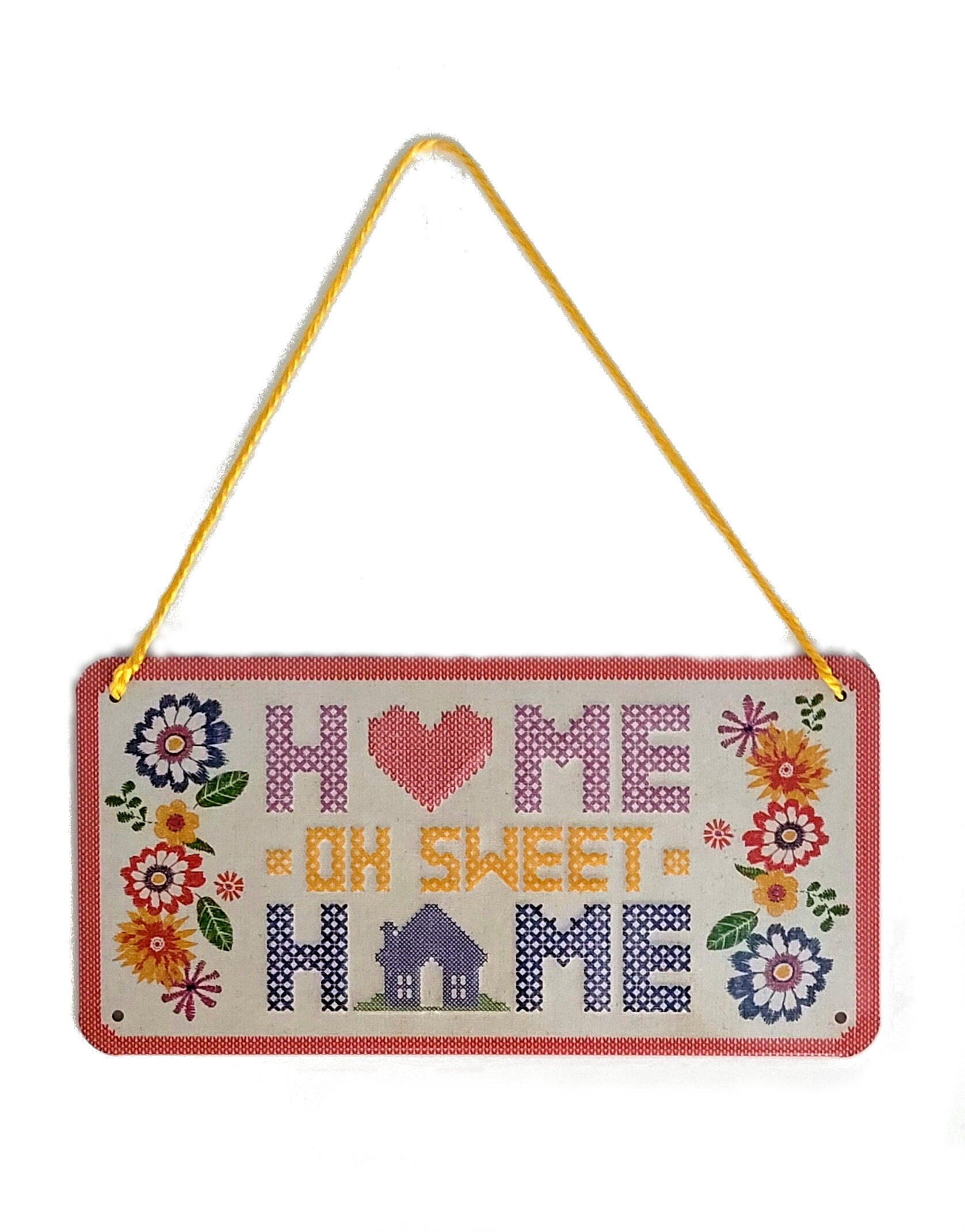 Hängeschild HOME - oh sweet - HOME (10 x 20 cm) Nostalgic Art