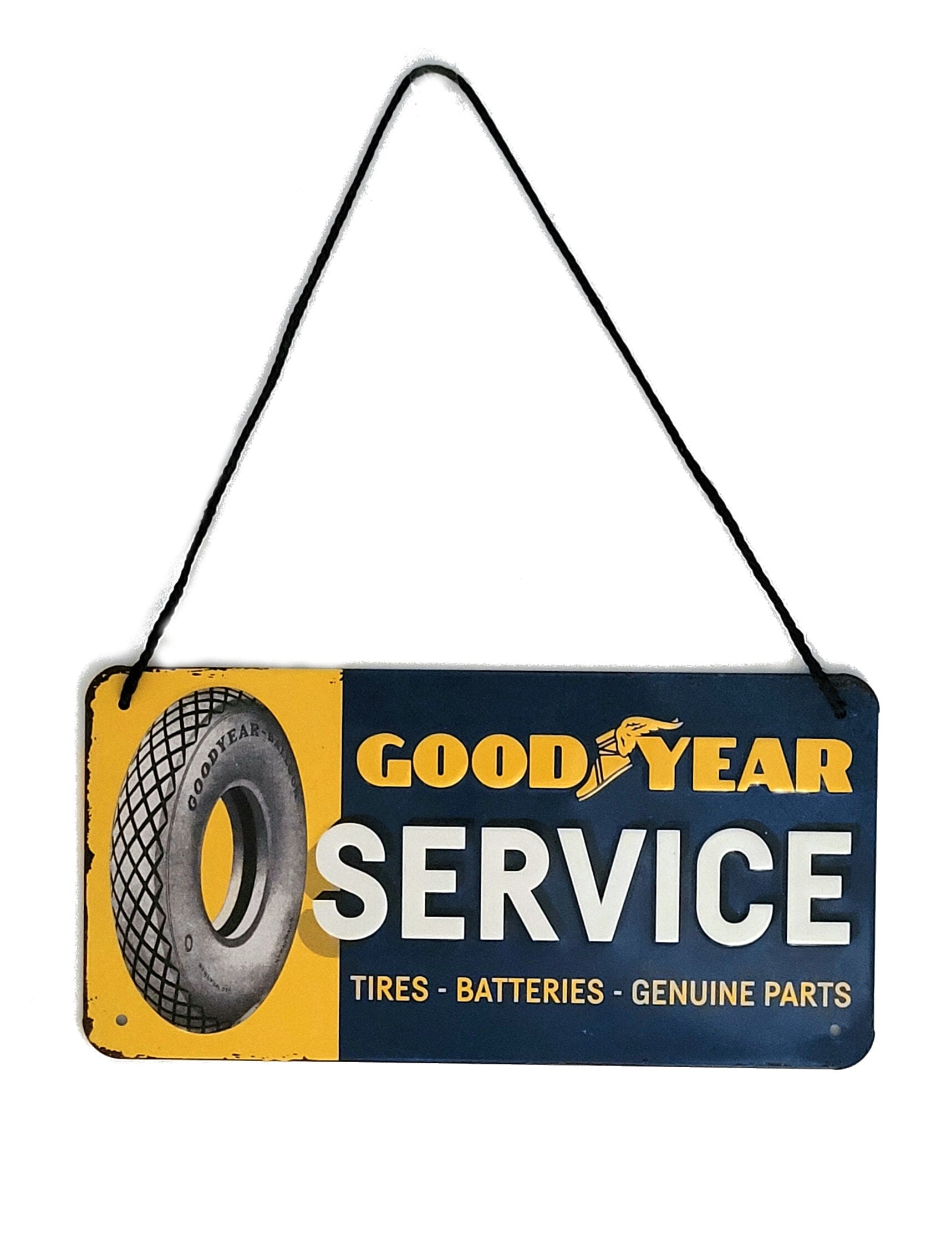 Hängeschild Good Year - Service (10 x 20 cm) Nostalgic Art