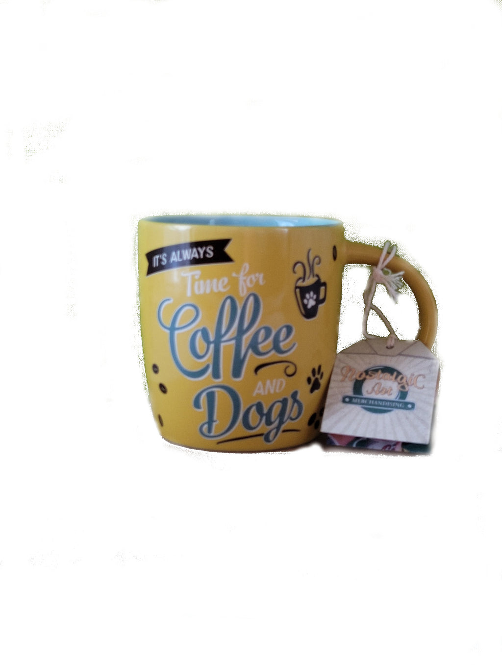 Tasse It's always time for COFFEE and DOGS (Nostalgic Art)