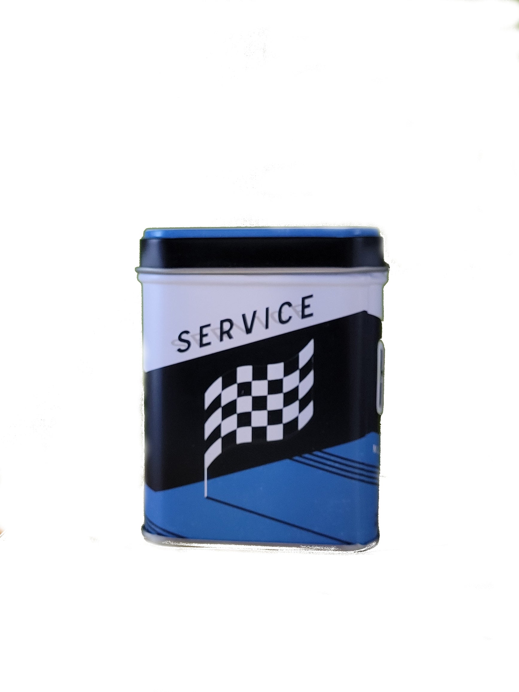 Teedose mit Scharnierdeckel Motiv BMW - Garage 100 g (Nostalgic Art)