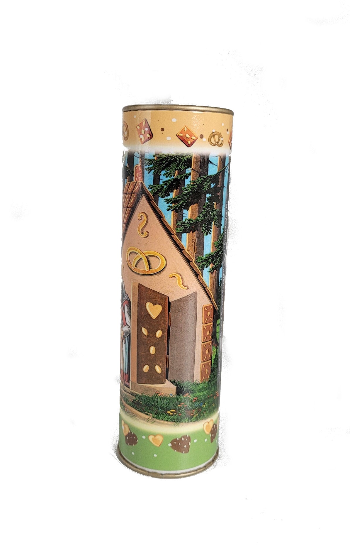 Kaleidoskop "zauberhaft" außen mit dem Märchenmotiv Hänsel und Gretel verziert