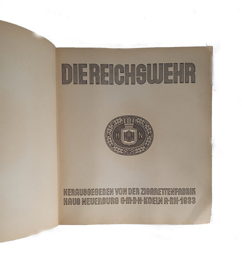 Alben SAMMELBILDERALBUM Die Reichswehr 1.WK Militär komplettes Album von 1933