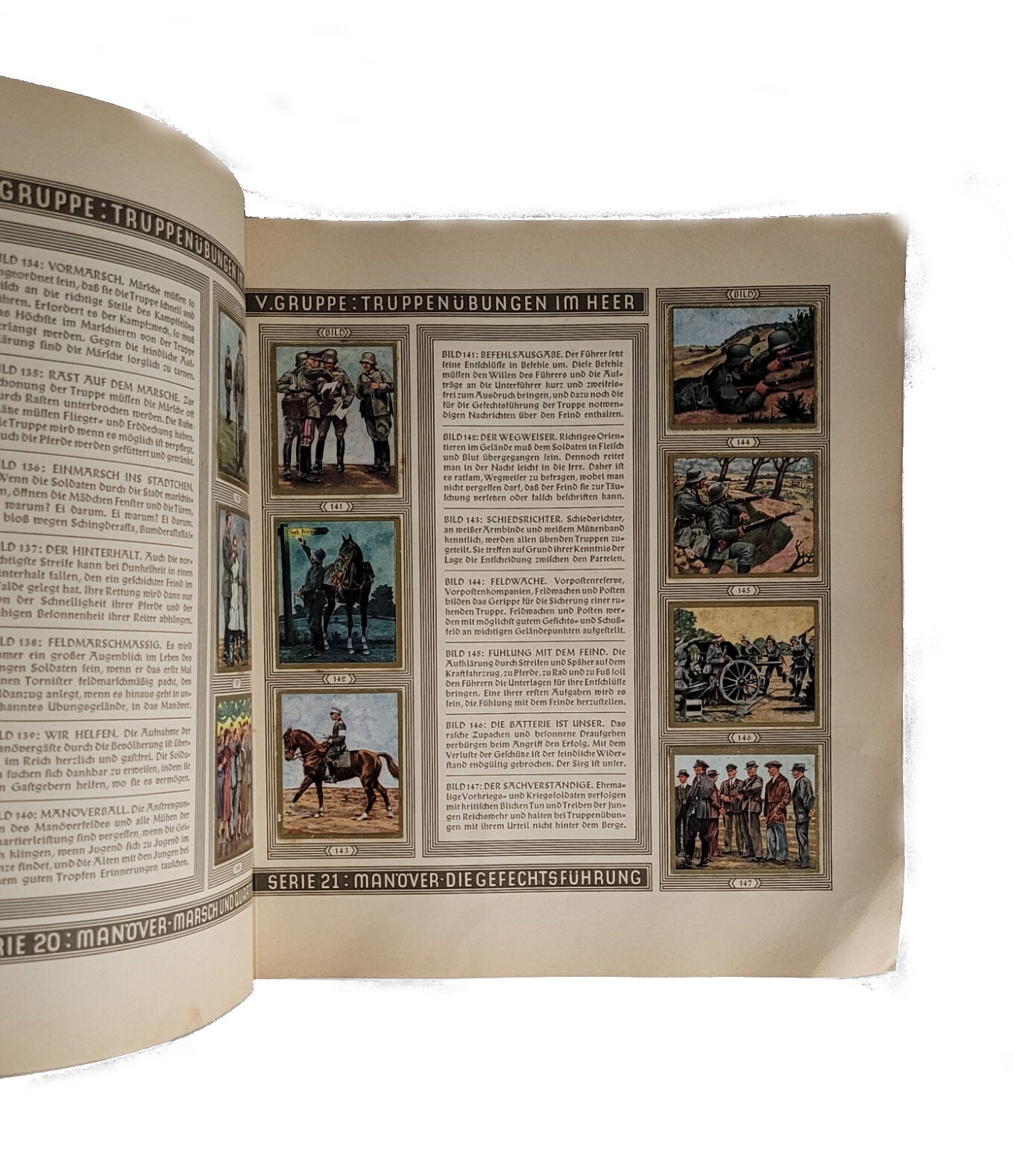 Alben SAMMELBILDERALBUM Die Reichswehr 1.WK Militär komplettes Album von 1933