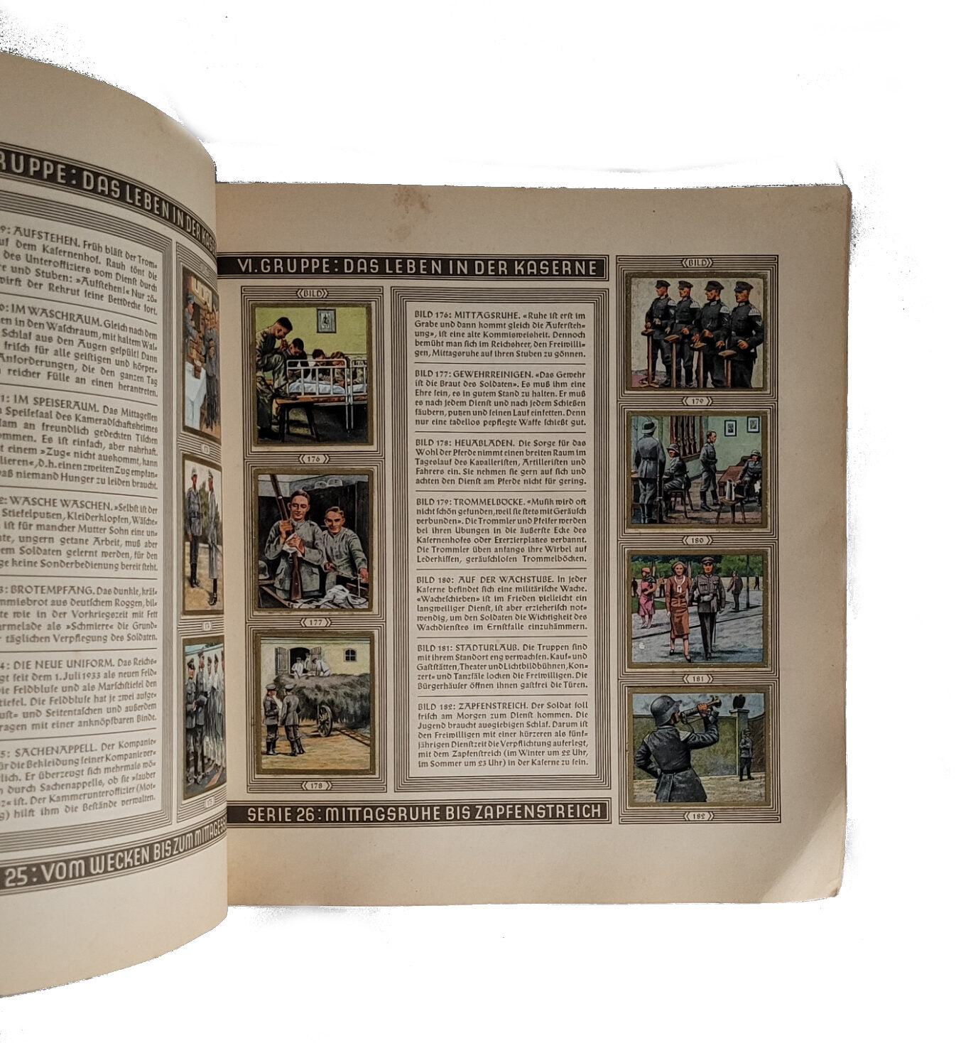 Alben SAMMELBILDERALBUM Die Reichswehr 1.WK Militär komplettes Album von 1933