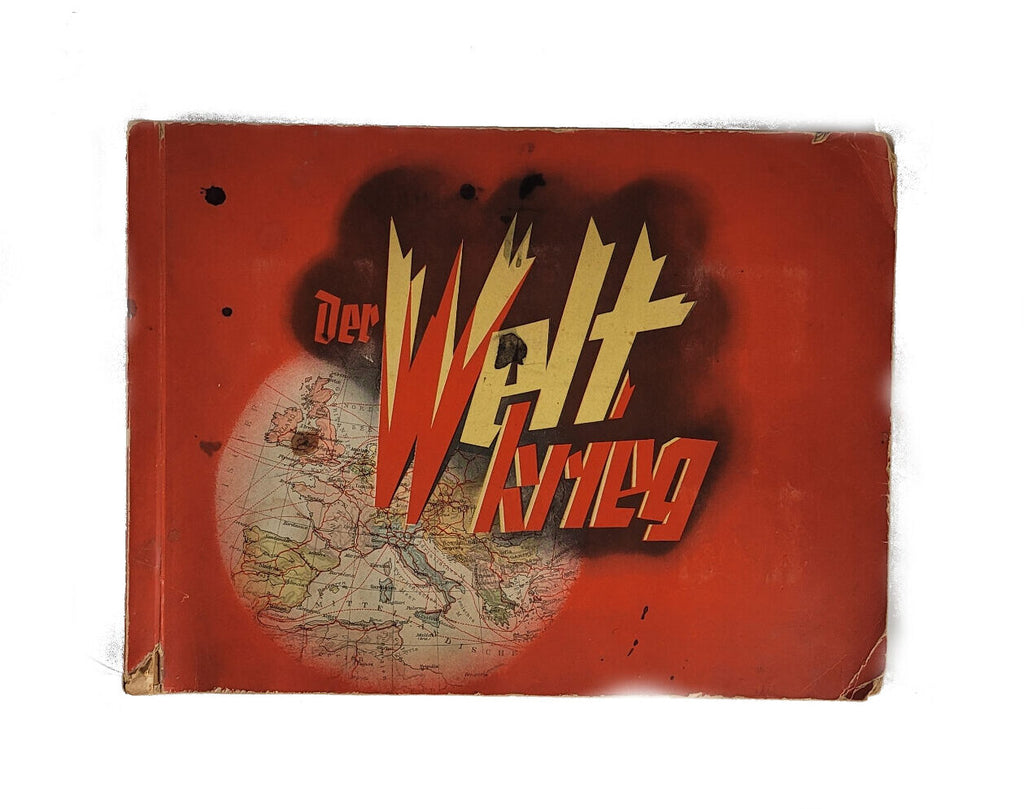 Alben SAMMELBILDERALBUM Der Weltkrieg 1.WK Militär - komplettes Album von 1937
