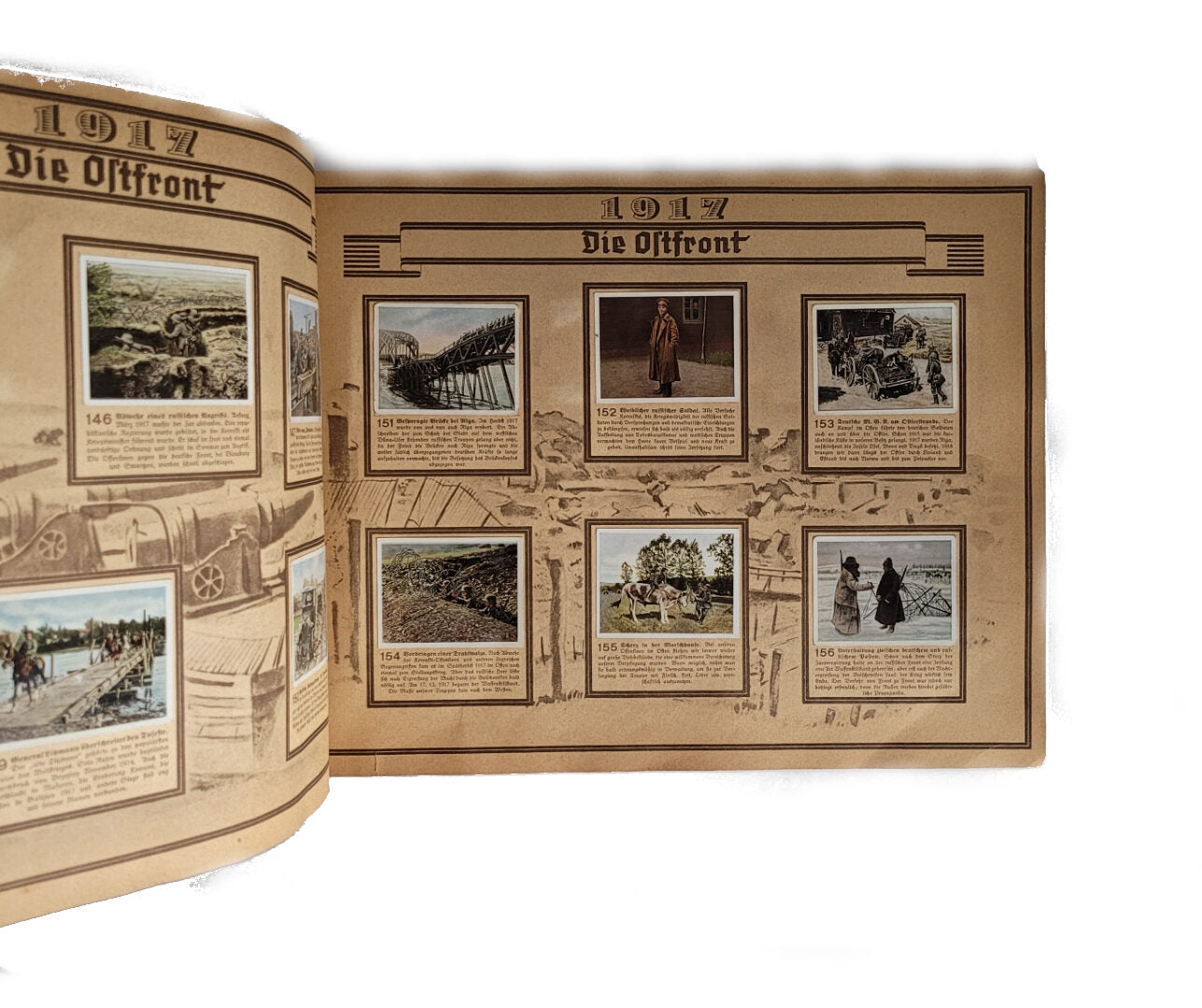 Alben SAMMELBILDERALBUM Der Weltkrieg 1.WK Militär - komplettes Album von 1937