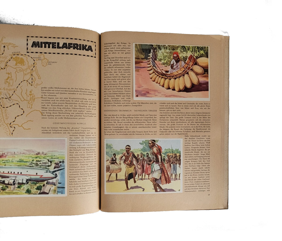 Alben SAMMELBILDERALBUM Afrika - Jürgen Hansen erlebt den schwarzen Erdteil Margarine Union 1952