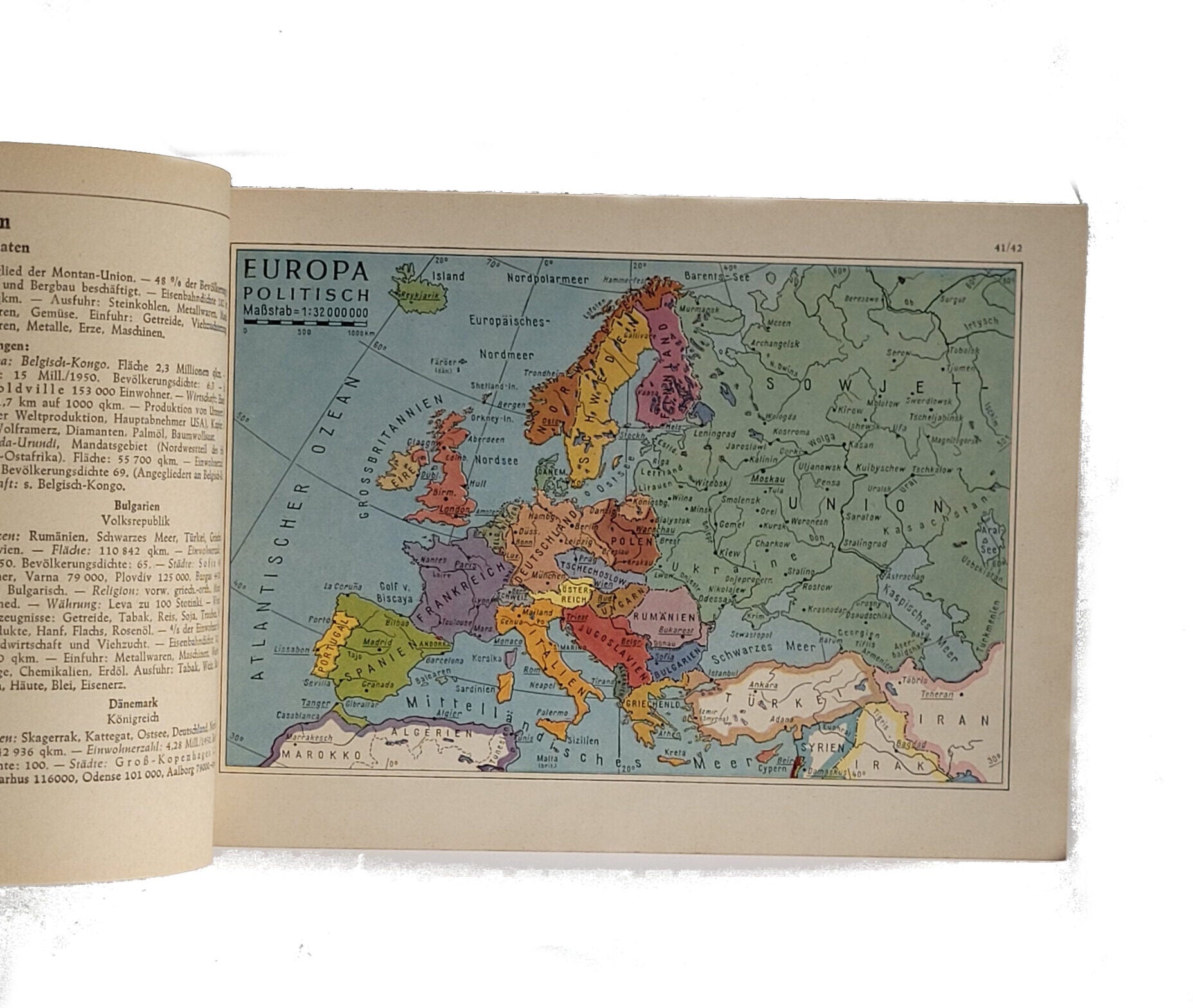 Alben SAMMELBILDERALBUM Unsere Erde Ein Weltatlas Geographie - Pflanzen - Tiere Idsteiner Zeitung ca. 1960