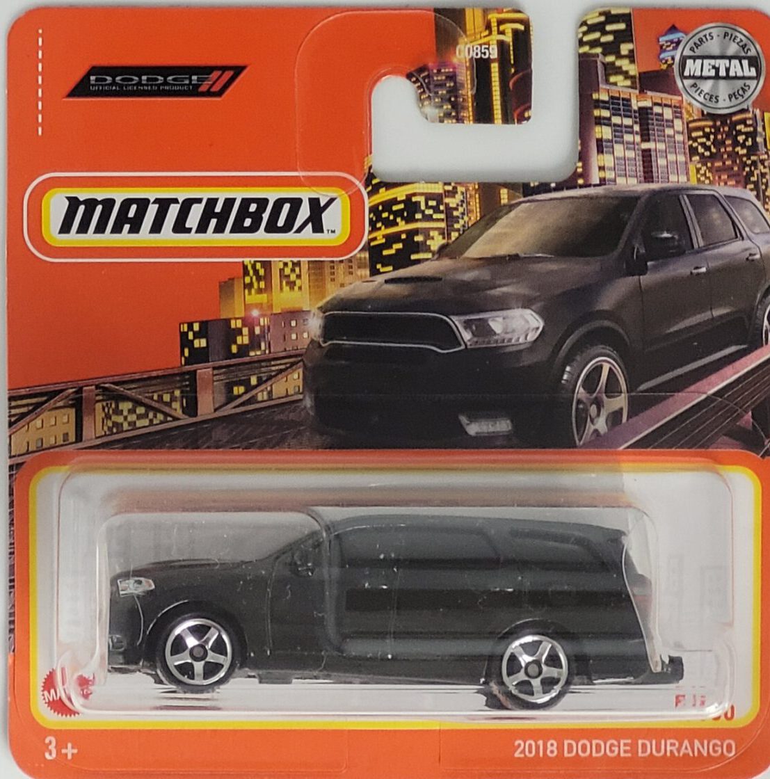 Matchbox Dodge - Durango Superfast aus 2018 Modell 5/100 (Metall-Druckguss, Mattel) neu OVP 1:64