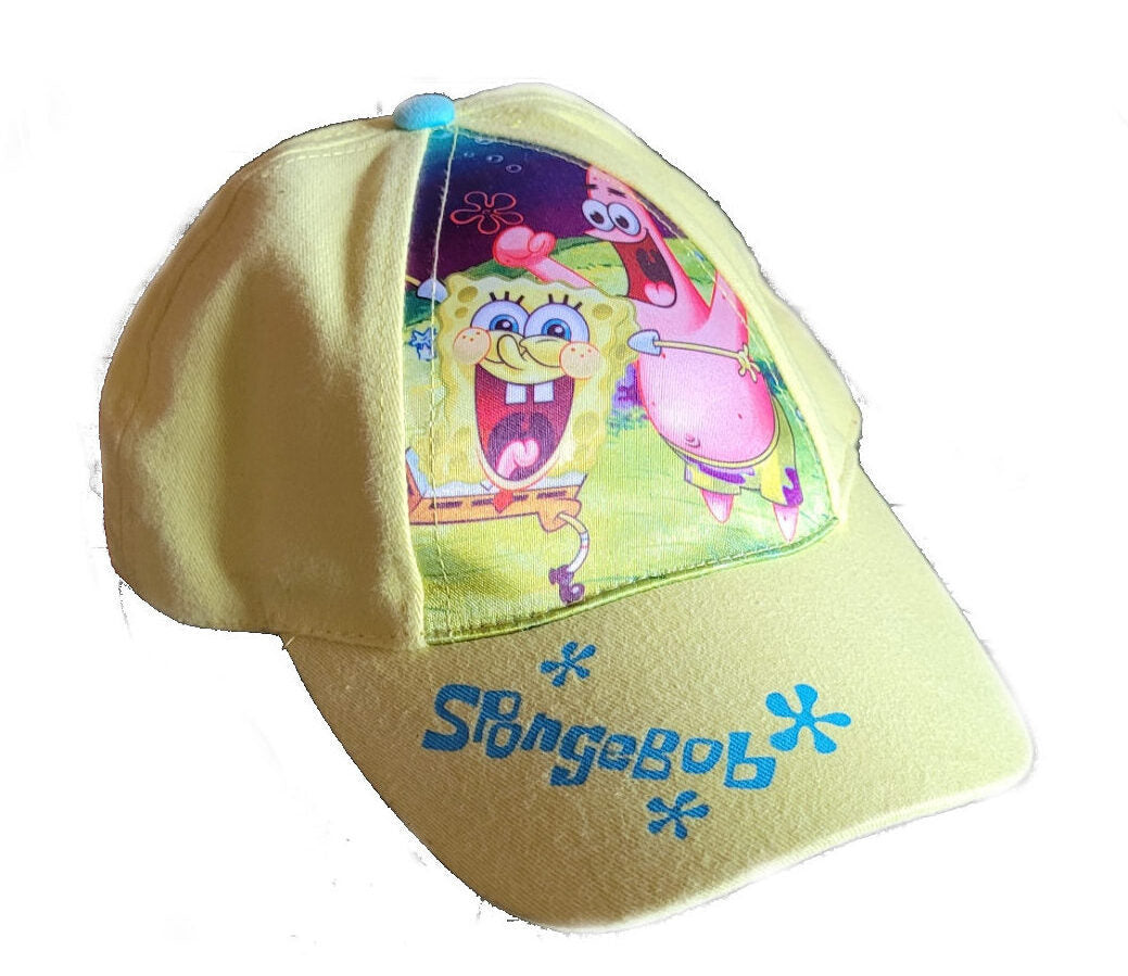 Kinder Kappe Cap – Spongebob  Größe 52 verstellbar