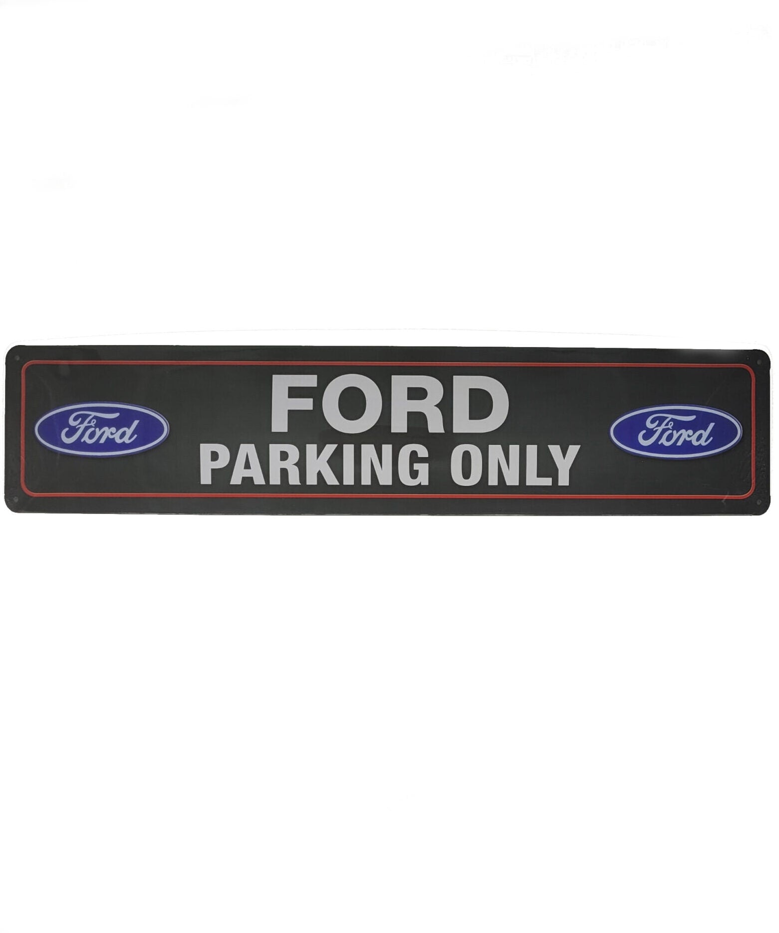 Blechschild Ford - Parking only (46 x10 cm / "Straßenschild")
