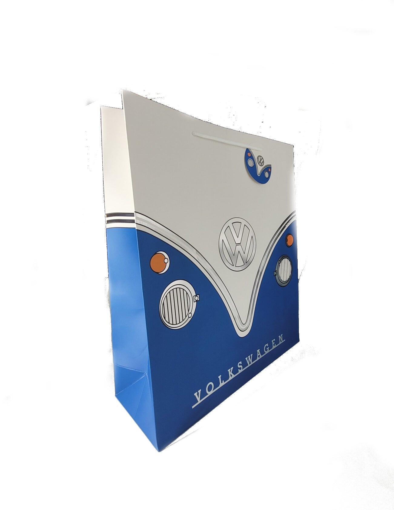 Geburtstag Geschenktüte VW Volkswagen - T1 Bus blau (40 cm hoch)