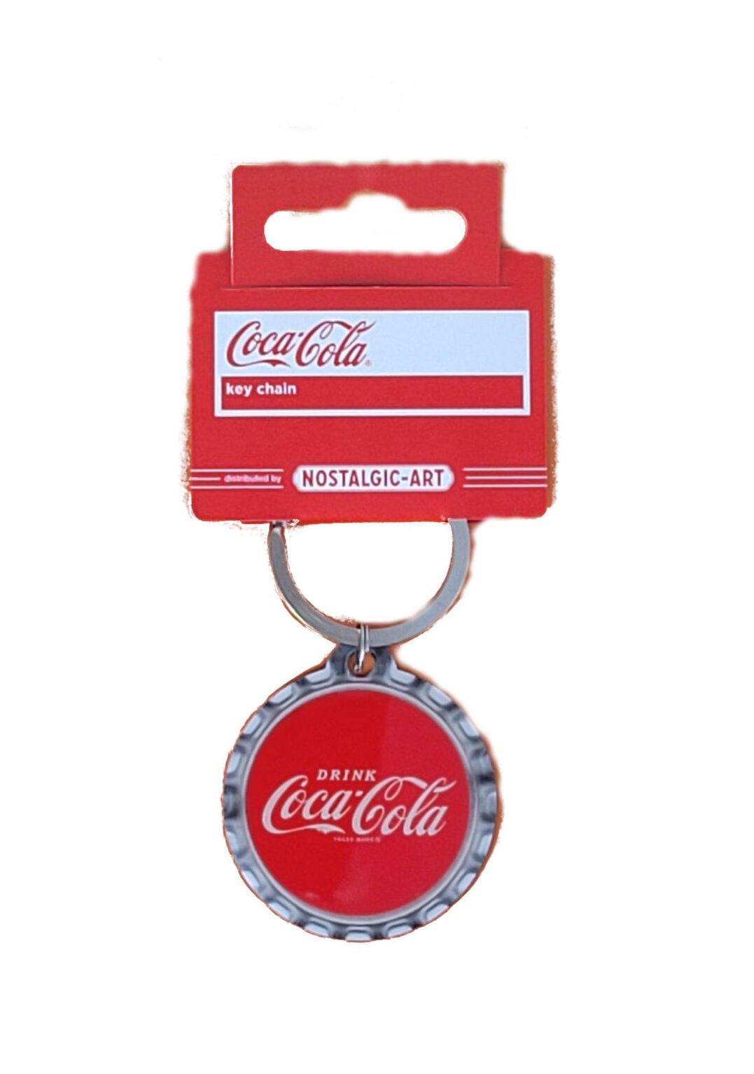 Schlüsselanhänger Drink Coca-Cola aus Edelstahl (Nostalgic Art)