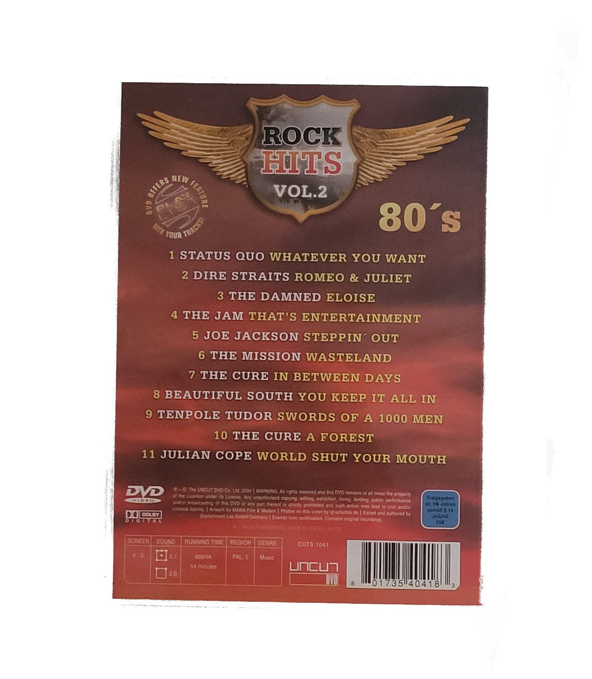 DVD Rock Hits Vol. 2 Status Quo Dire Straits u.a. aus 2004