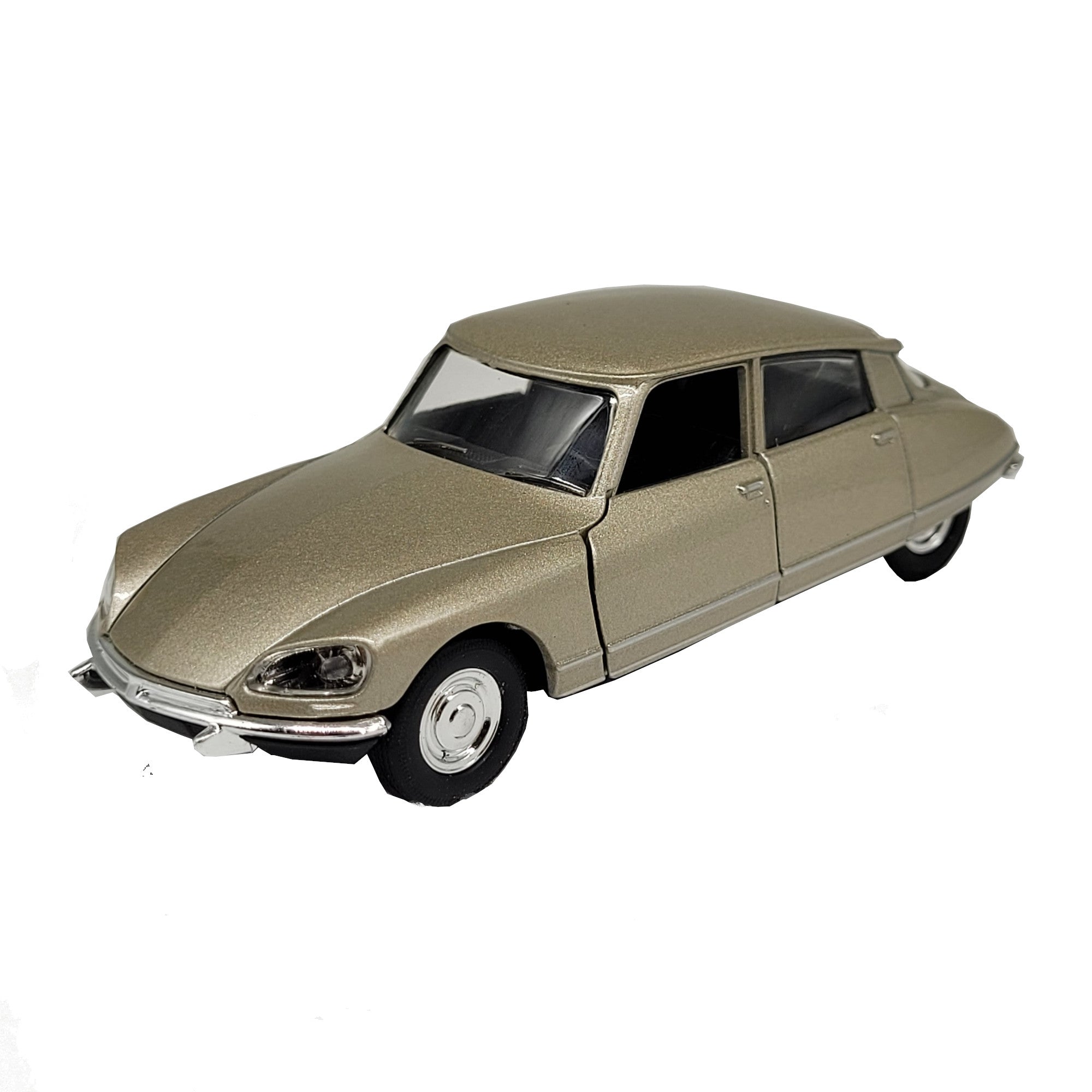 Modellauto Citroen DS 23 - 1973 champagnerfarben (aus Metall mit Friktionsmotor) 1:34