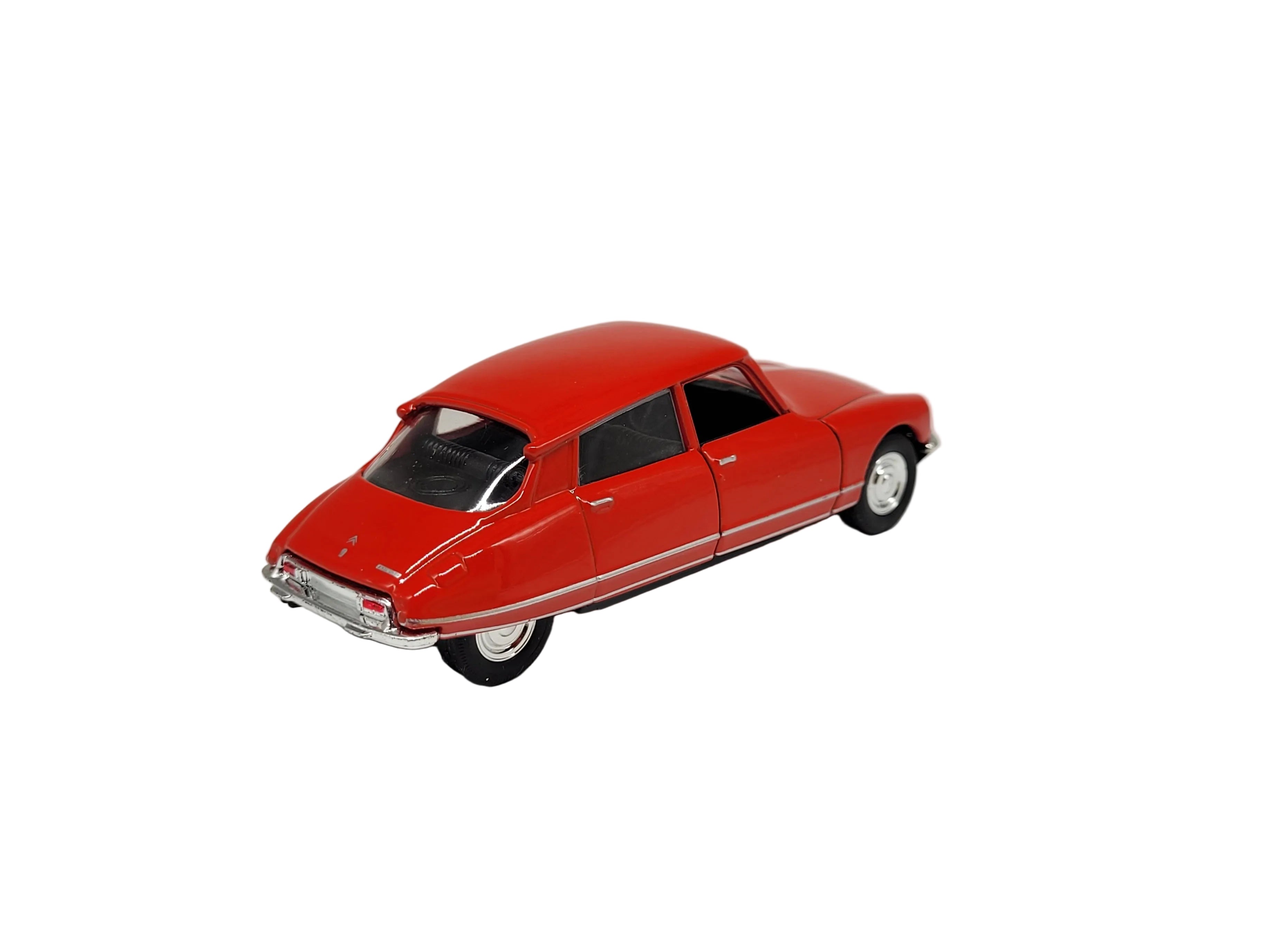 Modellauto Citroen DS 23 - 1973 rot (aus Metall mit Friktionsmotor) 1:34