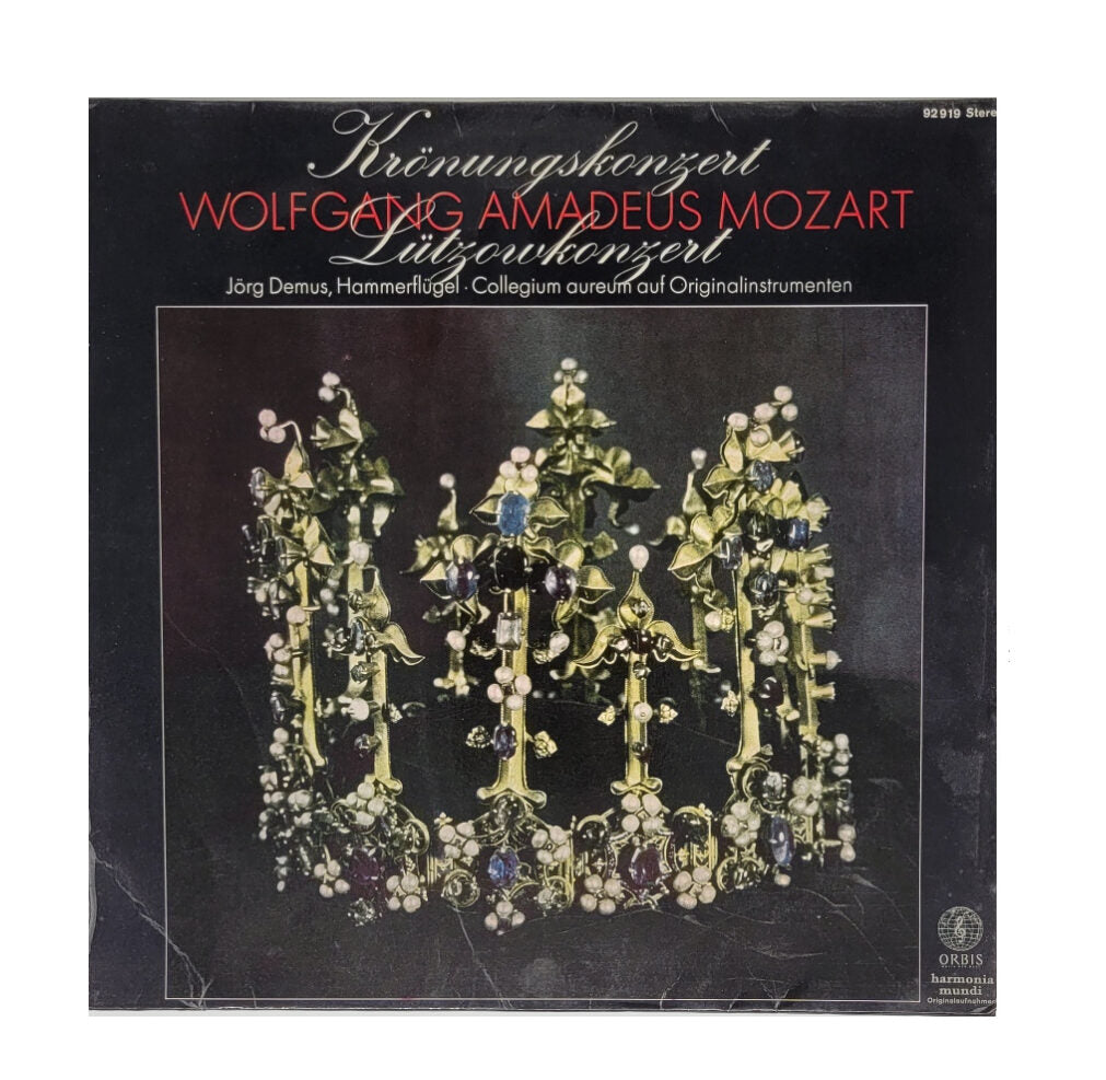 LP Schallplatte Vinyl LP Mozart - Krönungskonzert - Lützowkonzert - Jörg Demus Orbis/Harmonia Mundi 1970