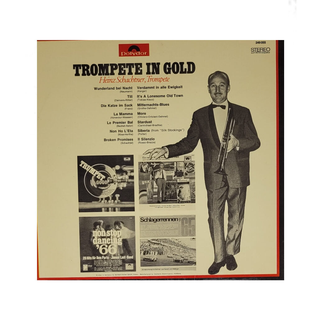 LP Schallplatte Vinyl LP Heinz Schachtner - Trompete in Gold Polydor 1966