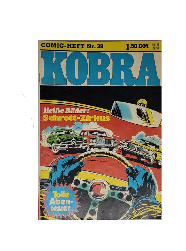 Comic Kobra - Heiße Räder: Schrott-Zirkus Band 39 Gevacur 1977