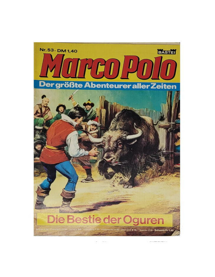 Comic Marco Polo - Die Bestie der Oguren Band 53 Bastei Verlag 1975 - 1978