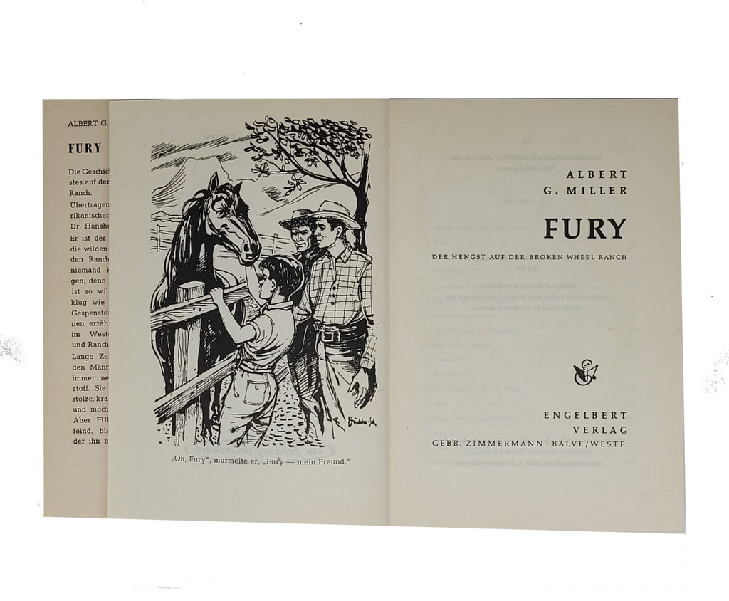 Fernseh-Nostalgie Albert G. Miller Fury Band 1 Engelbert Verlag 1959