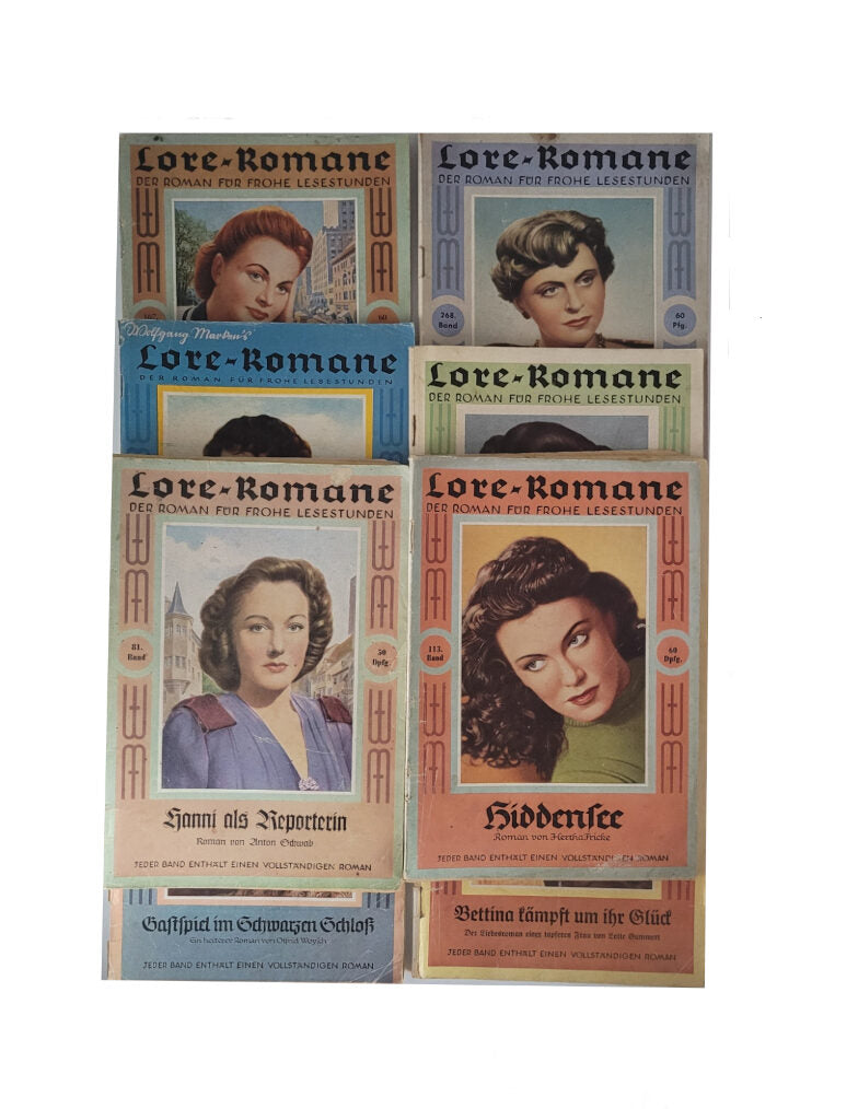 Romanhefte Lore-Romane 10 Hefte aus den fünfziger Jahren  Wolfgang Marken- Verlag