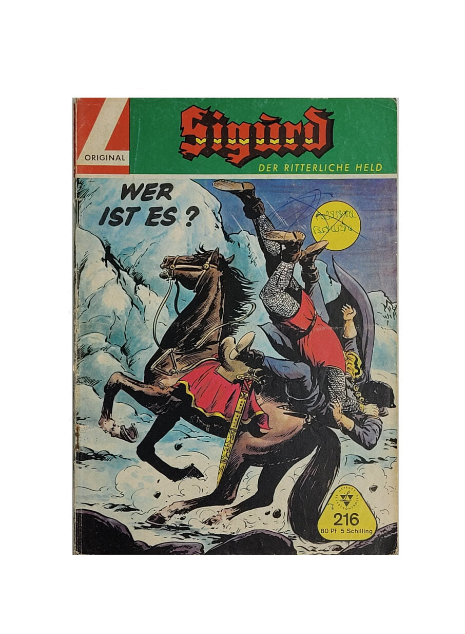 Comic Sigurd - Der ritterliche Held - Wer ist es?  Band 216 Walter Lehning Verlag 1958 - 1968