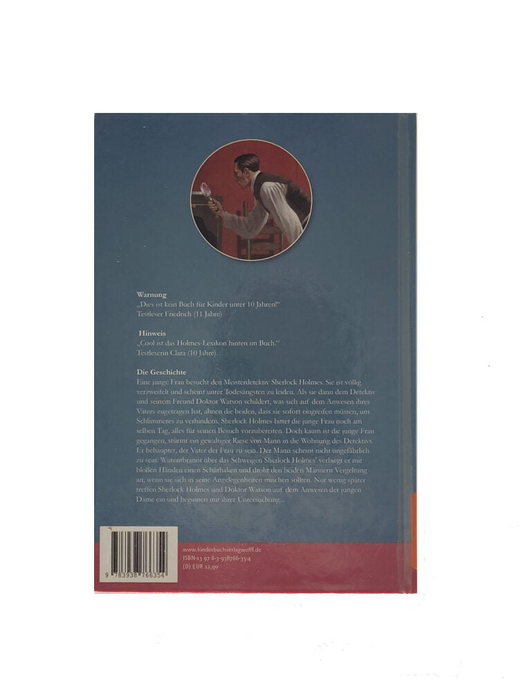 Jugendbuch Arthur Conan Doyle Sherlock Holmes -  Das gefleckte Band  Kinderbuchverlag Wolff