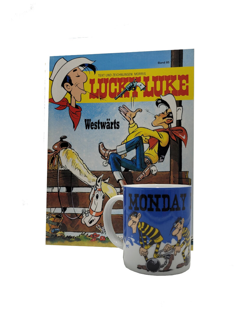 Angebot "Geschenkset 06" Lucky Luke Tasse & Comic Westwärts Band 85