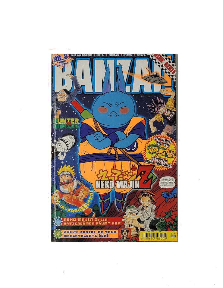 Manga Banzai Manga-Magazin Softcover Carlssen Verlag NR. 8 06/2002