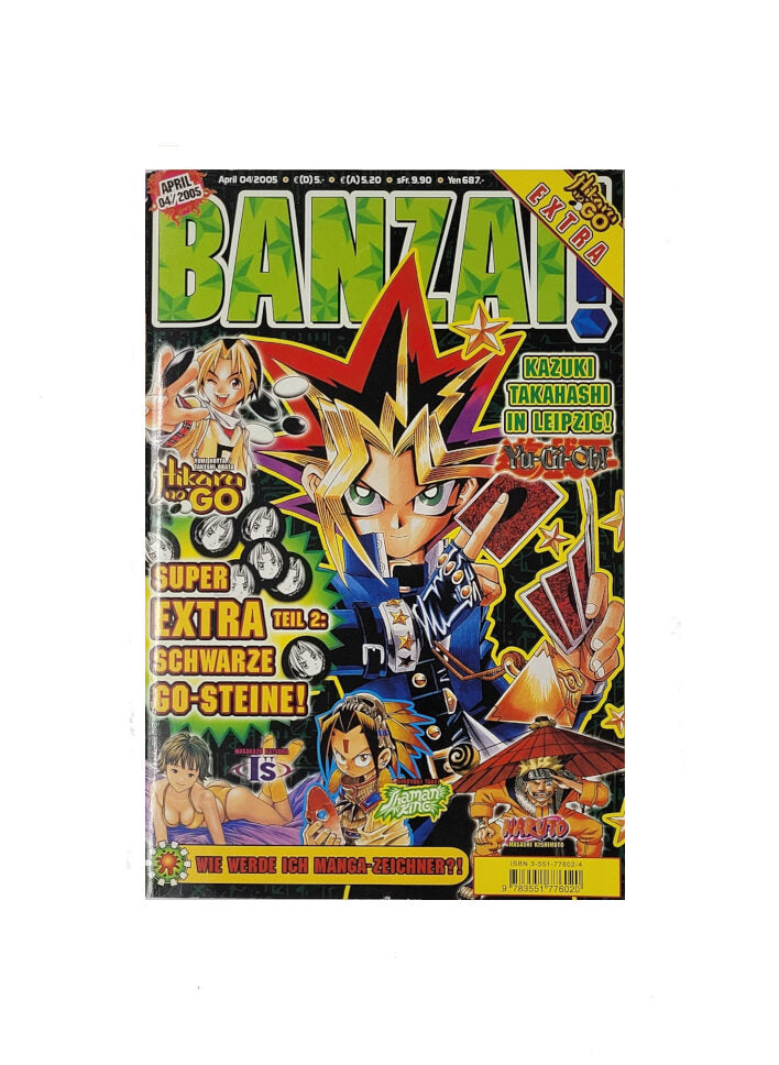 Manga Banzai Manga-Magazin Softcover Carlssen Verlag NR. 4 04/2005