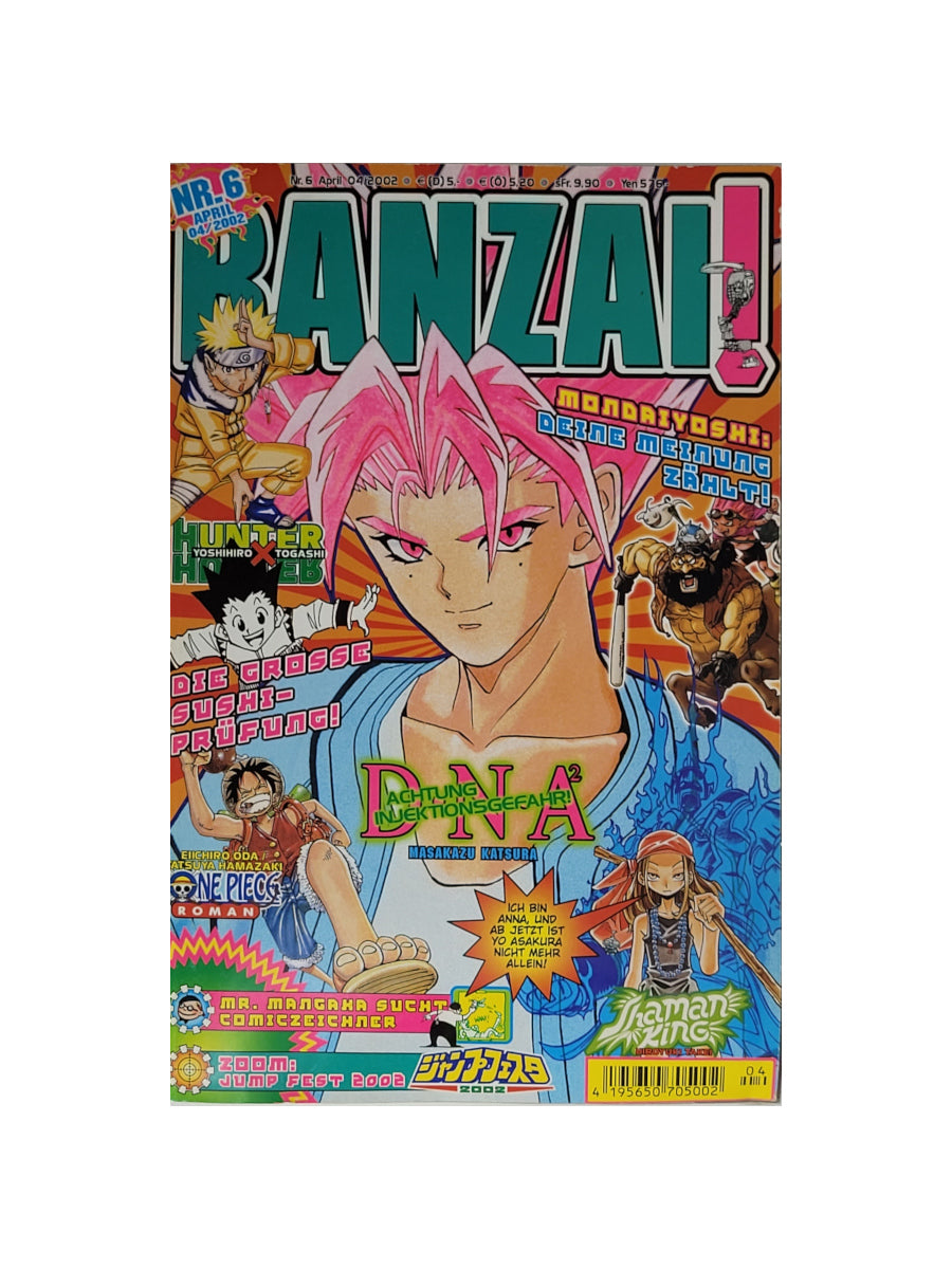 Manga Banzai Manga-Magazin Softcover Carlsen Verlag NR. 6 04/2002