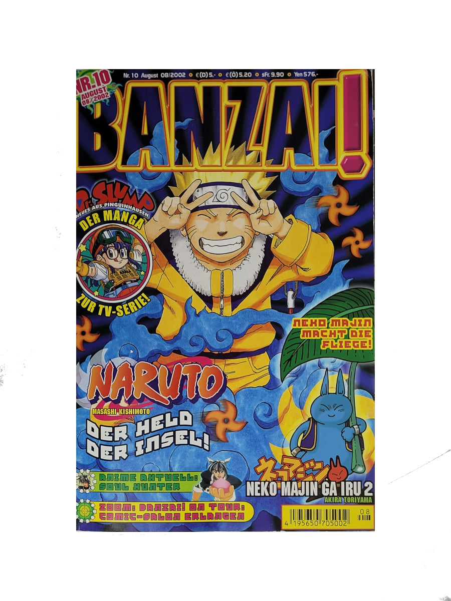 Manga Banzai Manga-Magazin Softcover Carlsen Verlag NR. 10 08/2002
