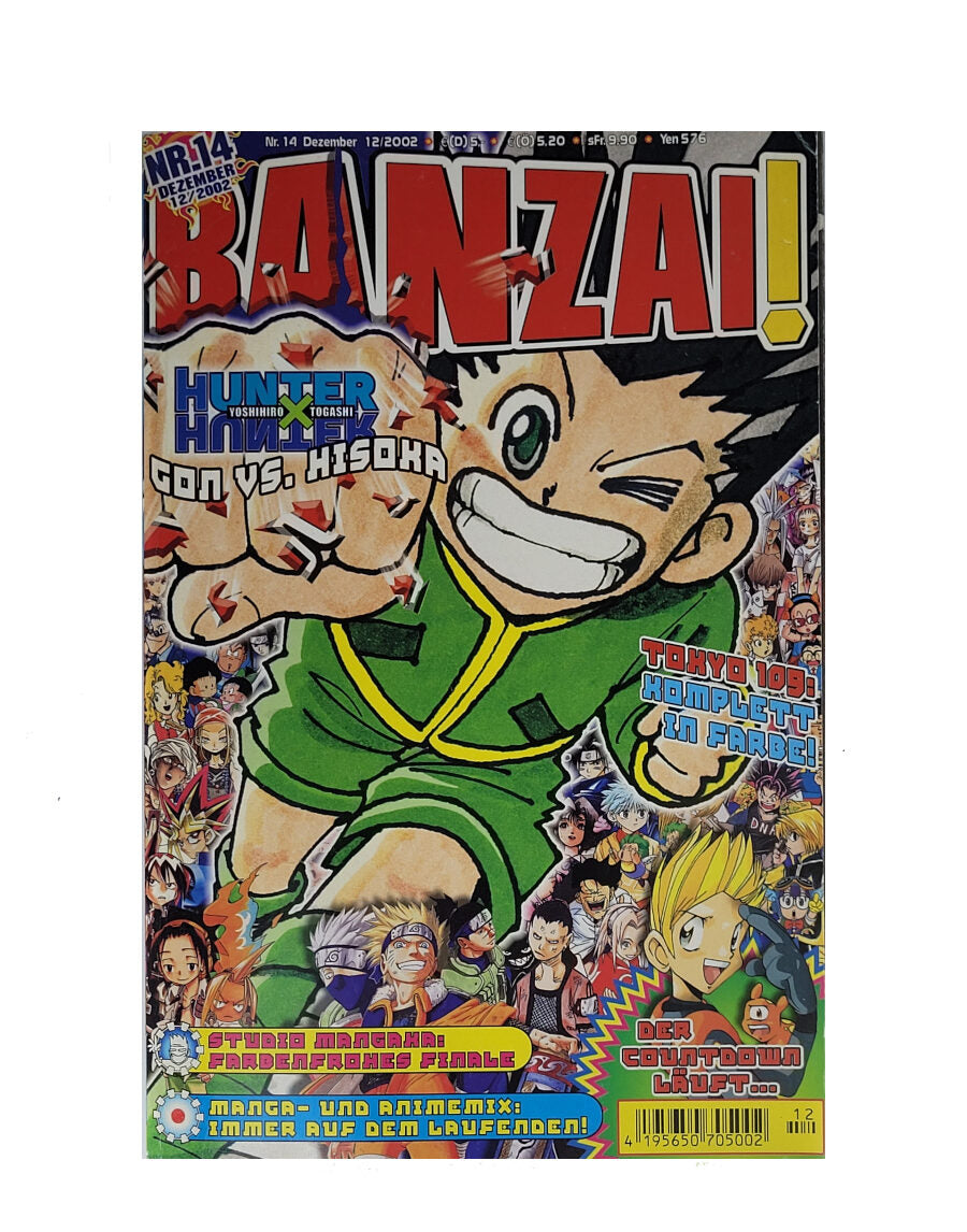 Manga Banzai Manga-Magazin Softcover Carlsen Verlag NR. 14 12/2002