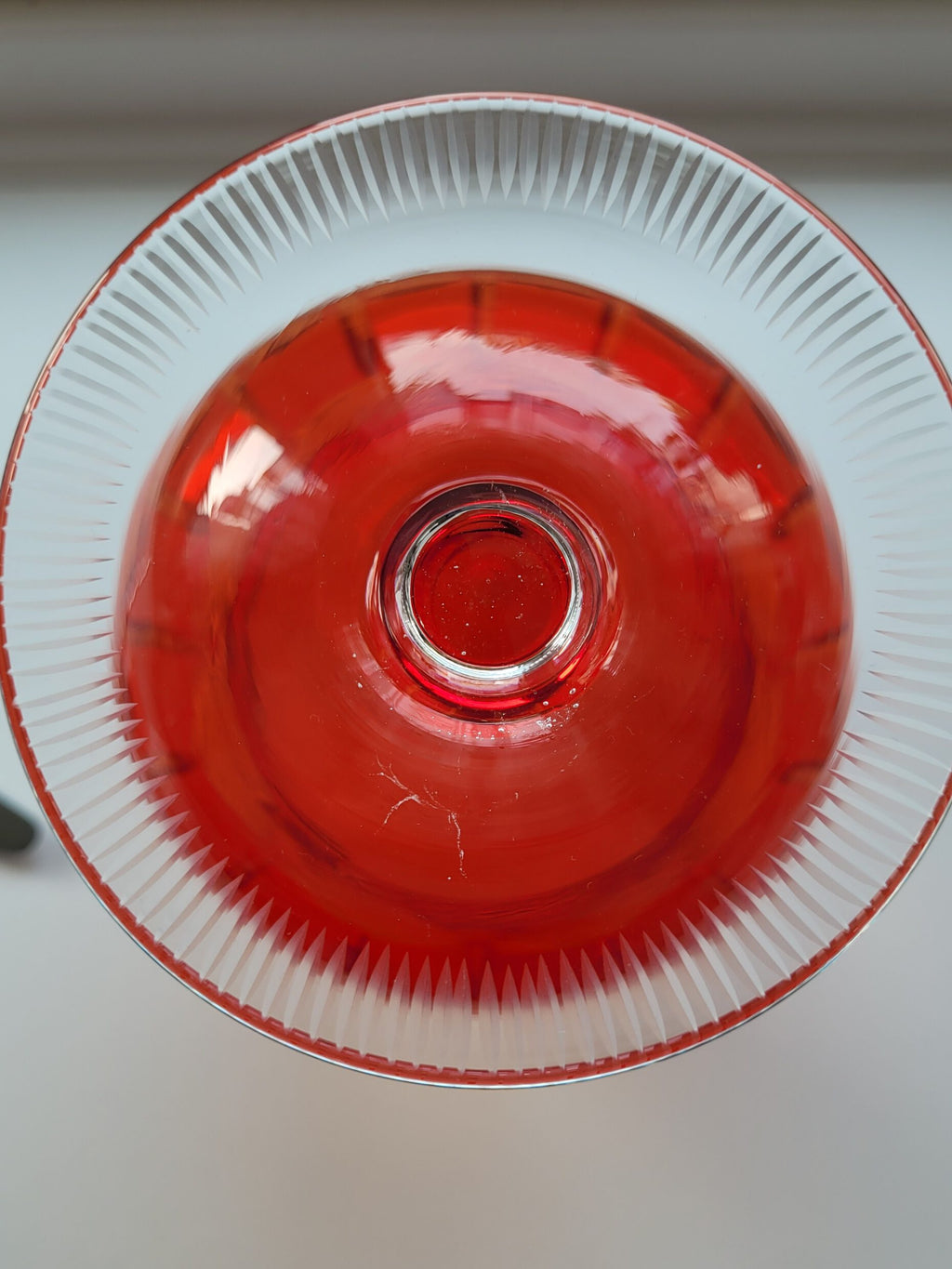 Dies & Das Großer Kristall Cognac Schwenker Rot 19 cm