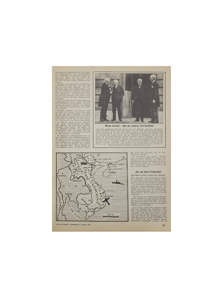 Zeitschrift Der Spiegel vom 04.01.1947 Nr. 1  - der erste Spiegel - Nachdruck