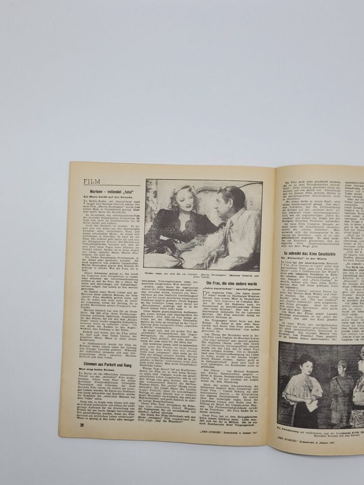 Zeitschrift Der Spiegel vom 04.01.1947 Nr. 1  - der erste Spiegel - Nachdruck