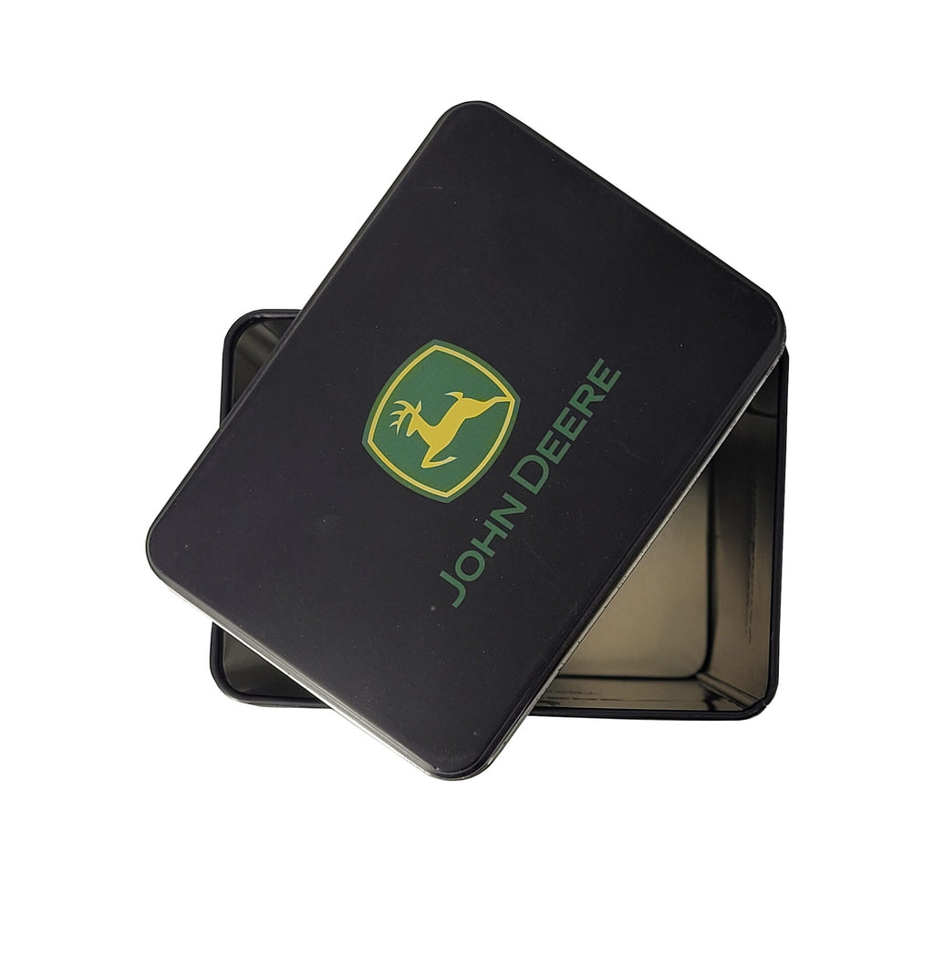 Vorratsdose Blechdose L - John Deere Logo, schwarz-grün 3 L (Nostalgic Art)