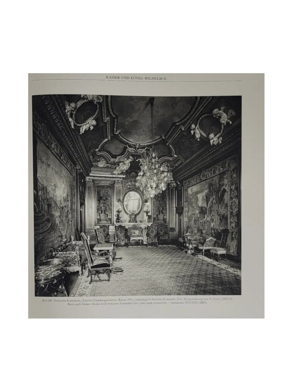 Berlin Albert Geyer - Geschichte des Schlosses zu Berlin.  (1698-1918). 2 Bände  Verlag Nicolai 1992