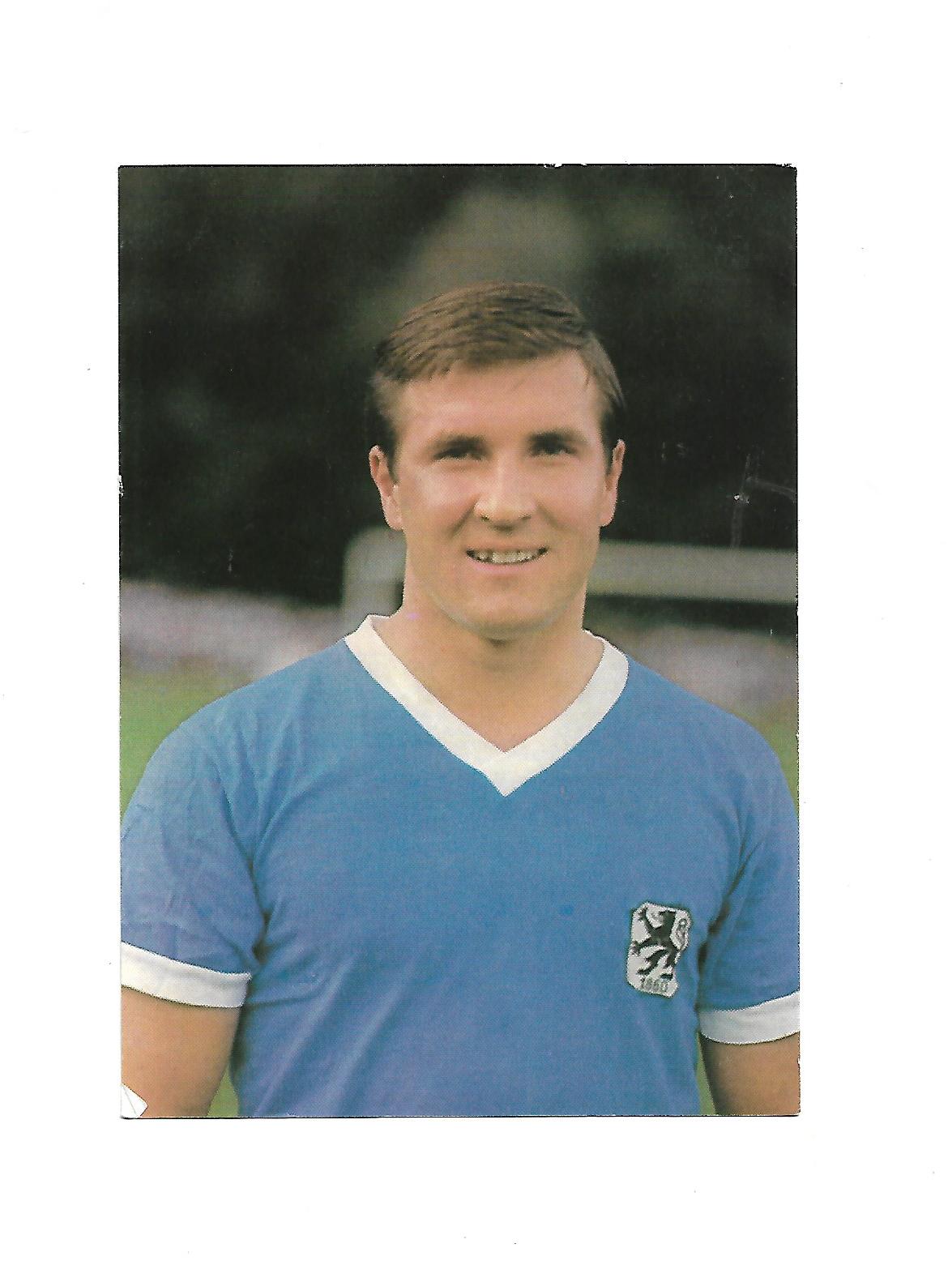 Fußball Sammelbild Rudi Brunnenmeier Aral Postkarte 1966