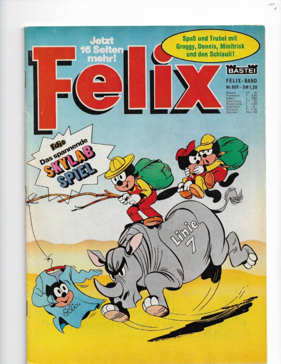 Comic Felix Nr. 802 Bastei Verlag