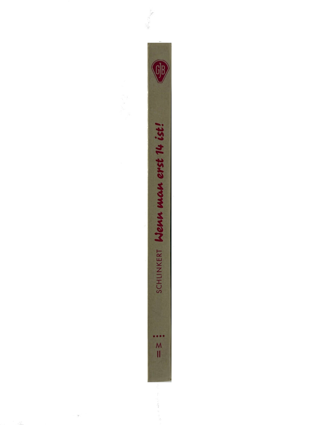 Jugendbuch GJB Wenn man erst 14 ist von Martha Schlinkert