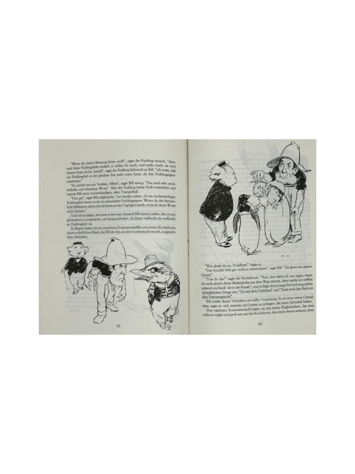 Kinderbuch Norman Lindsay Der Zauberpudding - Die Abenteuer des Bunyip Bluegum - Leihbuch - Olaf Hille Buchverlag 1992