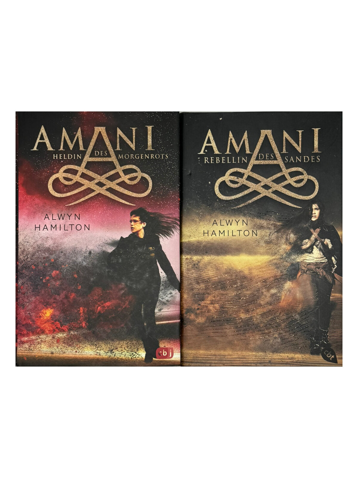 Fantasy Alwyn Hamilton Amani 2 Bände Rebellin des Sandes/Heldin des Morgenrots cbj-verlag 2016/2018