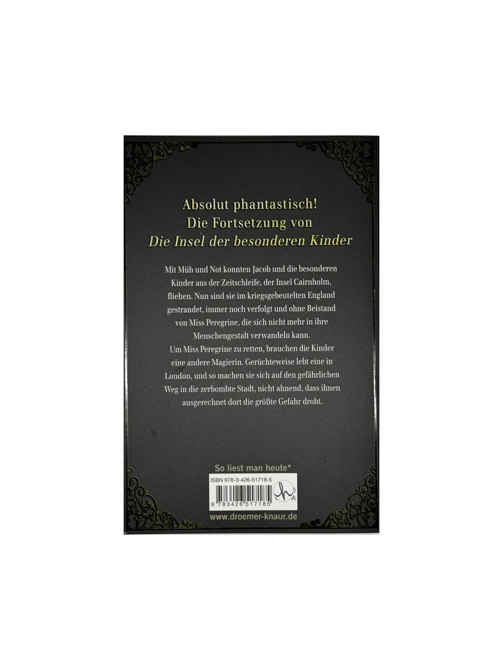 Fantasy Ransom Riggs Die Stadt der besonderen Kinder Band 2 der Reihe Knaur 2015