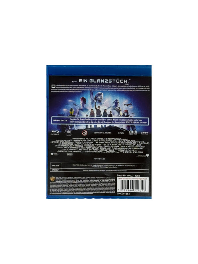 DVD Ready Player One - ein Steven Spielberg Film (Blu Ray) FSK ab 12