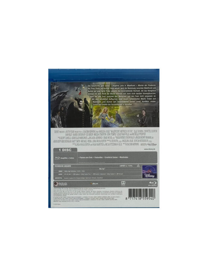 DVD Maleficent - Mächte der Finsternis Angelina Jolie (Blu Ray) FSK ab 12