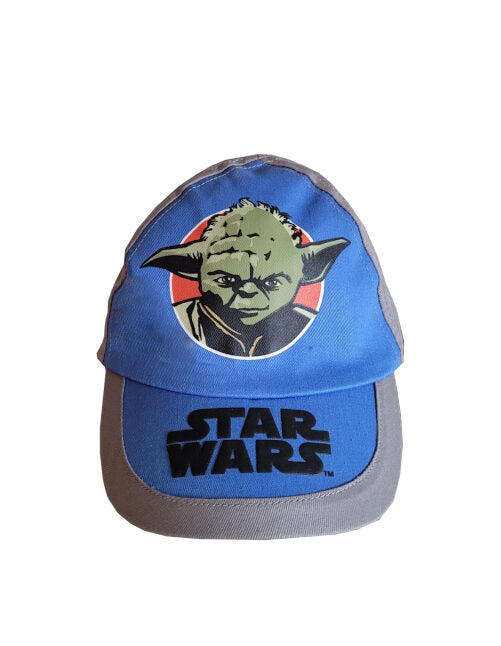 Kinder Kappe Cap – Star Wars - Meister Yoda 52 cm verstellbar 100 % Baumwolle